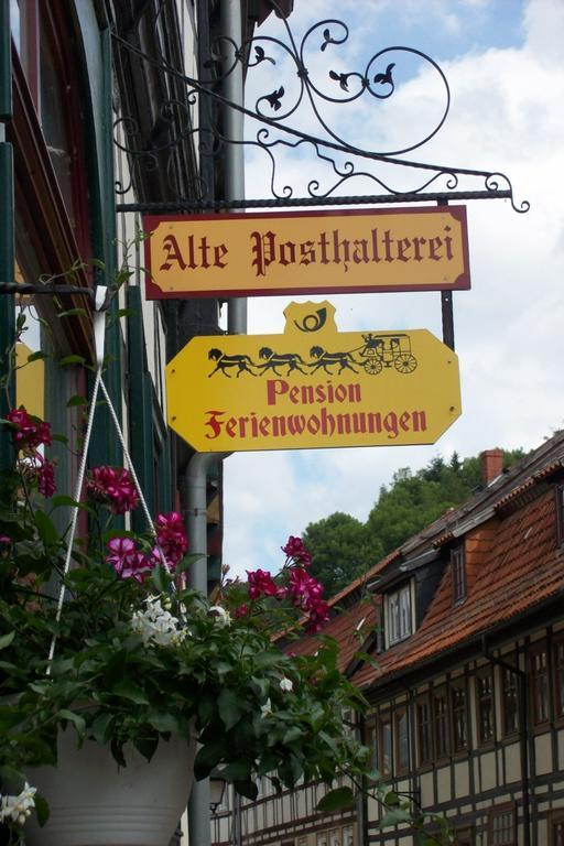 ホテル Alte Posthalterei Stolberg i. Harz エクステリア 写真